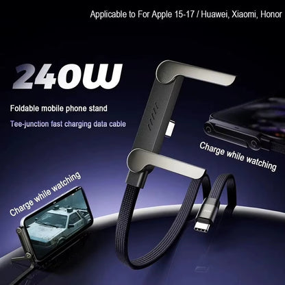 NUEVO CableStand Pro 240W Tipo C Ambos Lados™